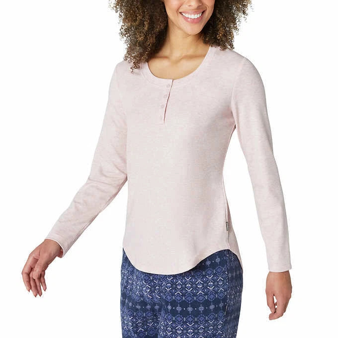 Eddie Bauer Ladies' 3-Piece Waffle Textured Fleece Pajama Set A34