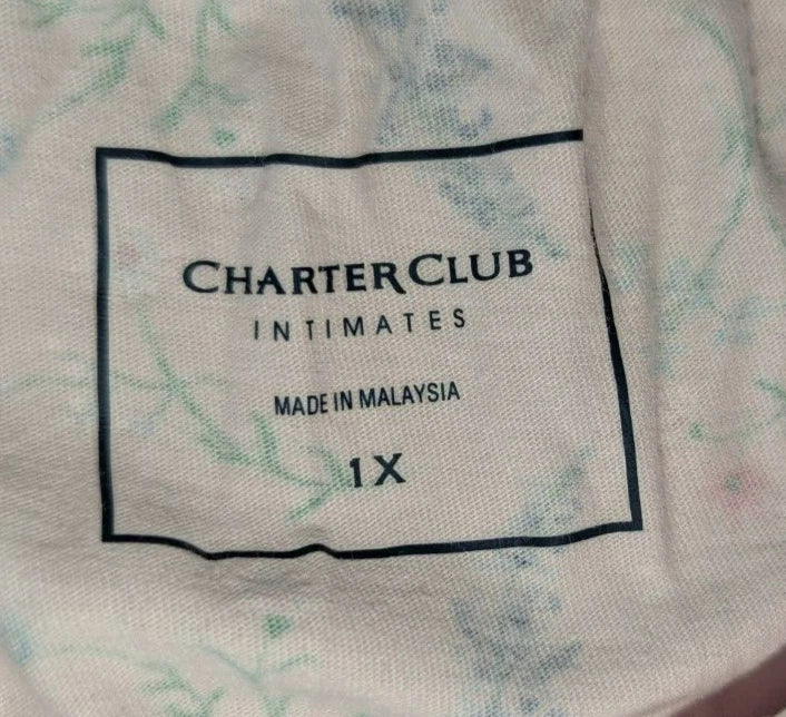Charter Club Women's Short-Sleeve Pajamas Set
