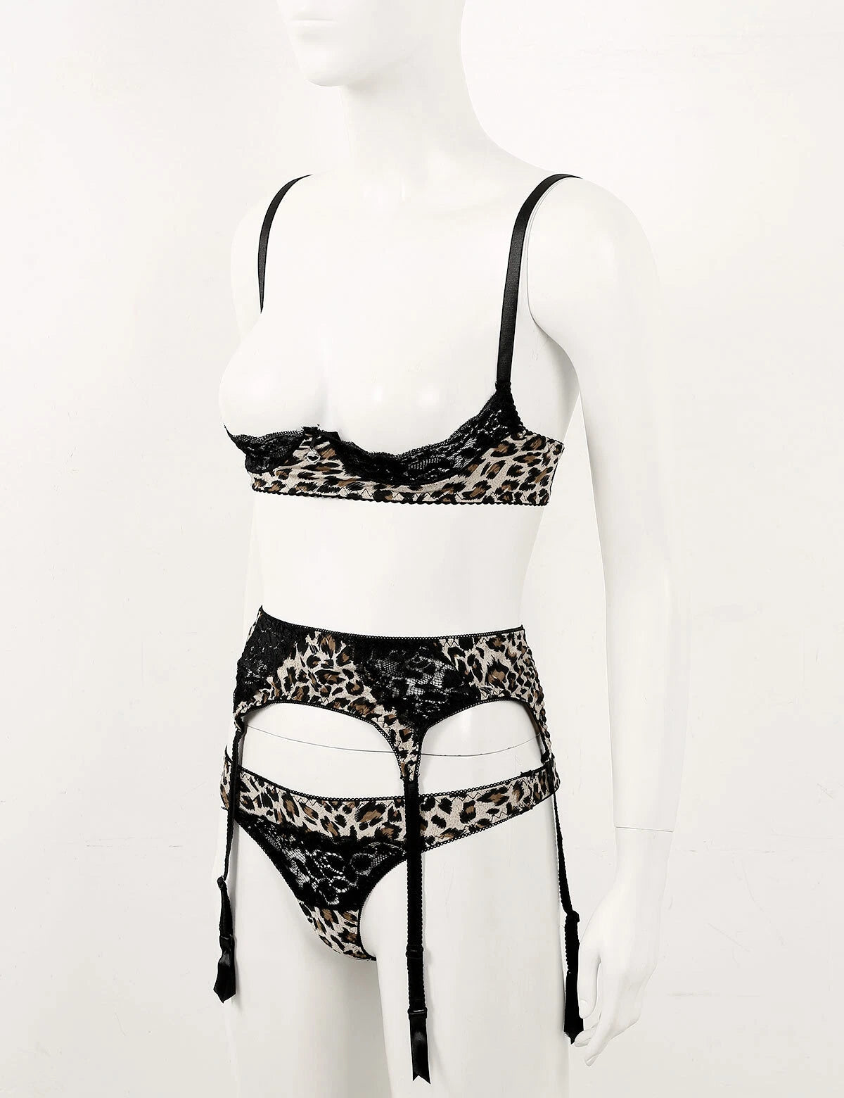 Women's G-string Sexy Lingerie Nightwear Lace Thong Bra Set Underwear Babydoll