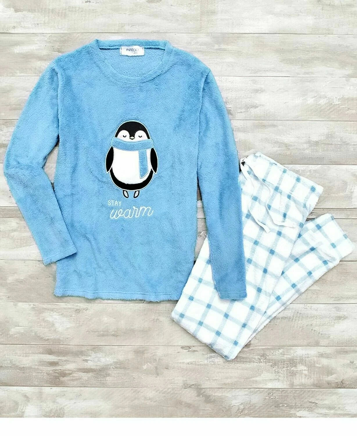 CUDDLY PLUSH PAJAMA SET