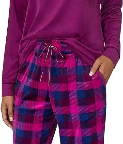 Nautica Women's 2 Piece Fleece Pajama Sleepwear Set(1812934)