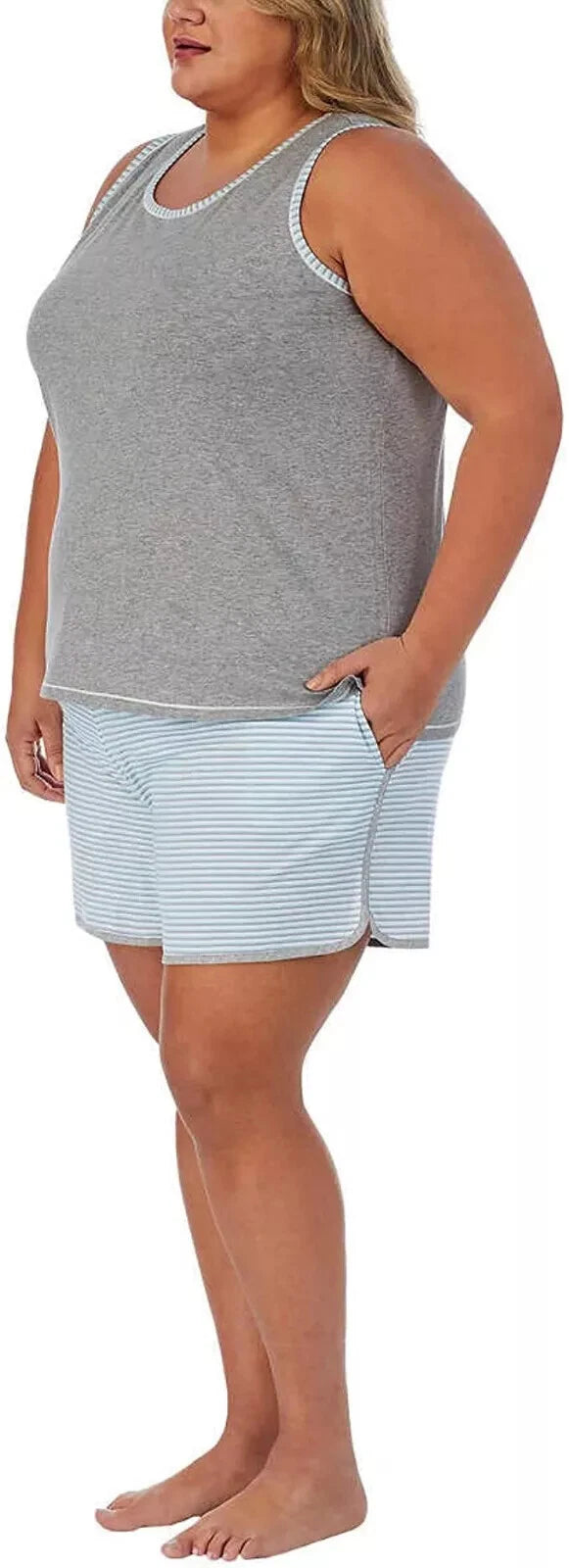 Carole Hochman Women's 4-Piece Cotton Pajama Set