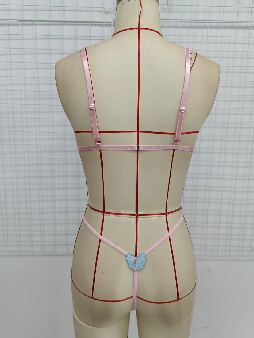 Sexy Women Lingerie Pink Lace Dress G-string Underwear Babydoll Sleepwear Gift