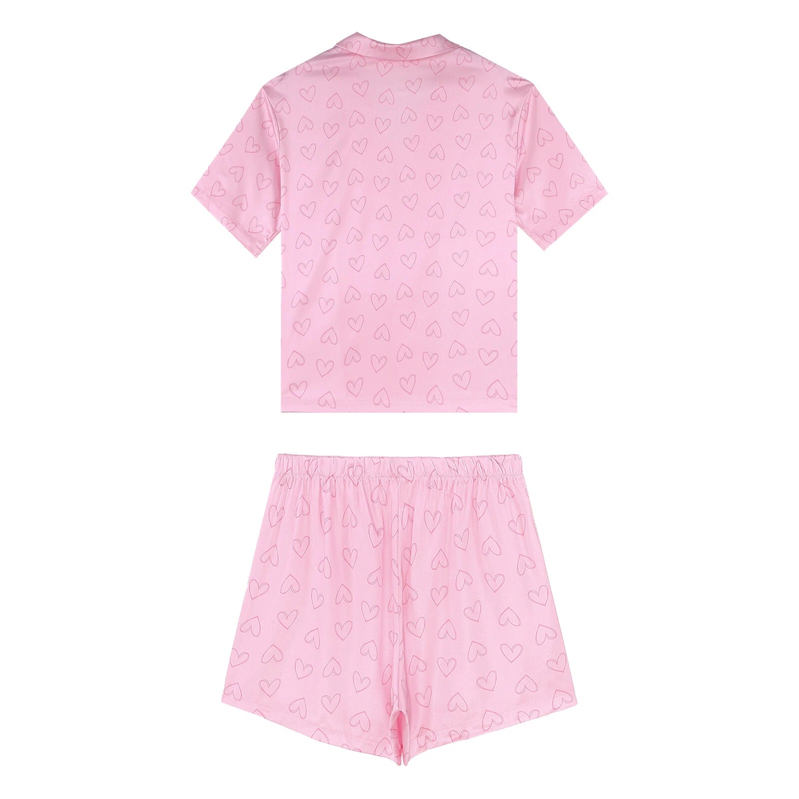 Women Nightwear Ice Cool Pajamas Set Silky Satin Sleepwear Soft Homewear Pants