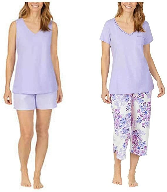 Carole Hochman Women's 4 Piece Pajama Set - VARIETY