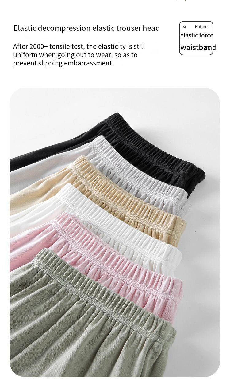 Women's Pajamas Set Comfy Casual Bacteriostasis Modal Summer Vest and Shorts