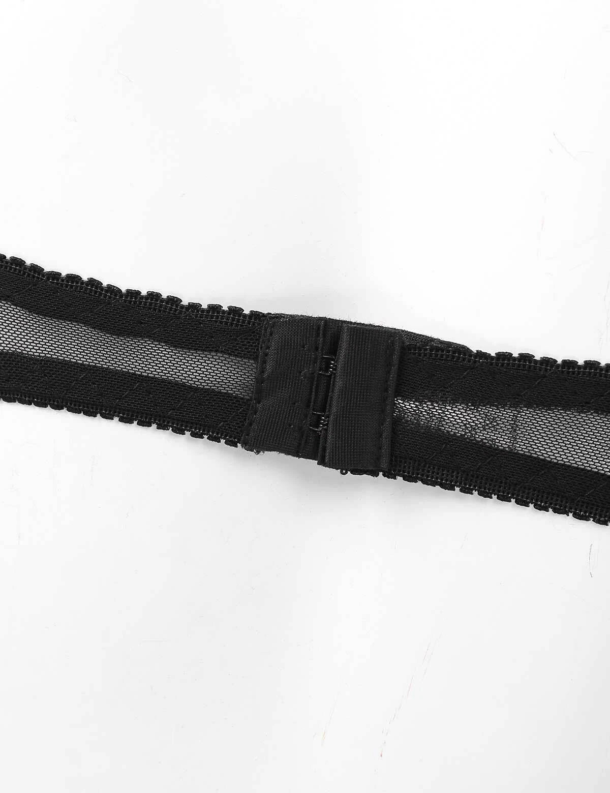 Women's Floral Lace Lingerie Bra Set Crotchless Thong G-string Cupless Bralette