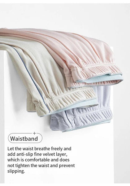 New Summer Women's Antibacterial T-Shirt Bermuda Comfortable Casual Size Pajamas Set-