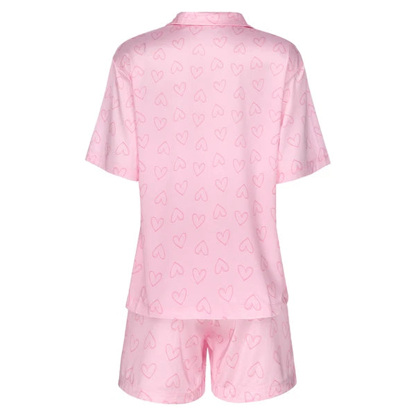 Women Nightwear Casual Pajamas Set Soft Sleepwear Ice Cool Homewear Summer