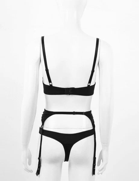 Women's G-string Sexy Lingerie Nightwear Lace Thong Bra Set Underwear Babydoll