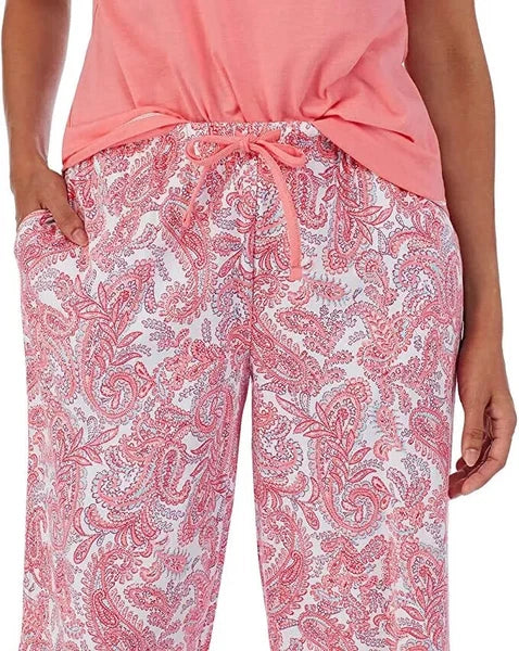 Carole Hochman Women's 4-Piece Cotton Pajama Set