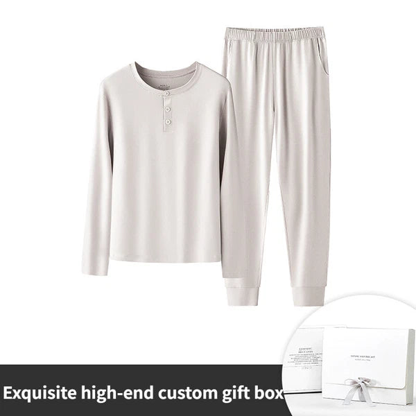 Women's Pajamas Set Long Sleeve Anti Bacterial Dust Mite Resistant Fits New Style-