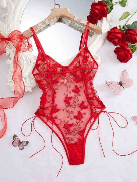Sexy Underwear Women Lace Lingerie Set Bodysuit Teddy Babydoll Chemise Sleepwear