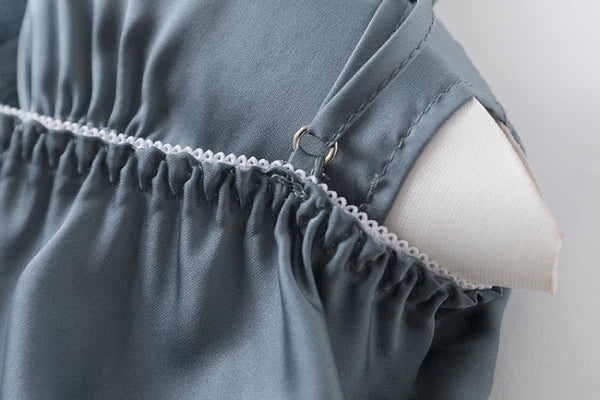 5PCS Lace Satin Robe Gown Set Sexy Women Nightgown Sleep Suit Home Kimono Pajama