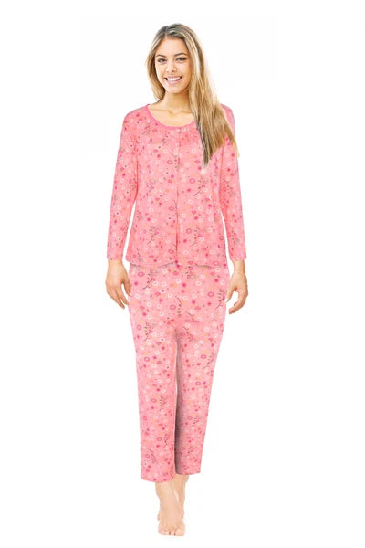 Womens Pajamas For Women Long Sleeve Pajamas Set Sleepwear M L XL XXL NWT 6017P