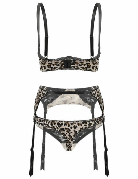 Women's G-string Sexy Lingerie Nightwear Lace Thong Bra Set Underwear Babydoll