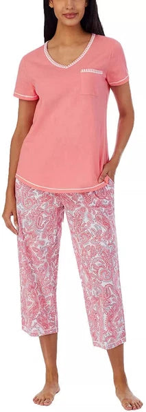 Carole Hochman Women's 4-Piece Cotton Pajama Set