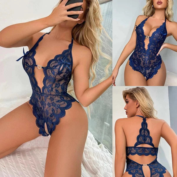 Sexy-Lingerie-Sleepwear-Lace-Women-Bodysuit-Dress-Underwear-Babydoll-Nightwear