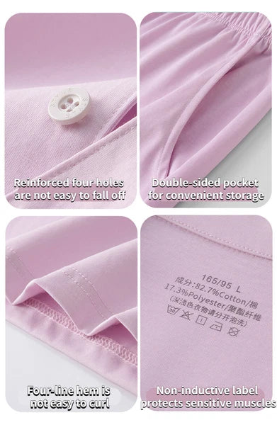 Summer Women's Pajamas Set Breathable Comfortable Comfort Thin Cool Short Sleeve Shorts-