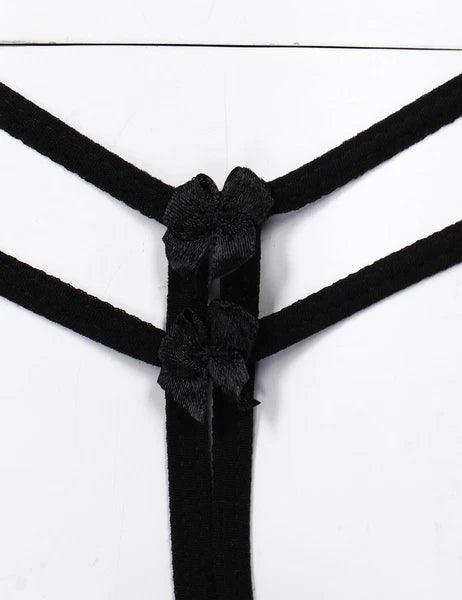 Women Sexy Lingerie Lace Bare Exposed Breast Bra Top G-string Underwear Babydoll