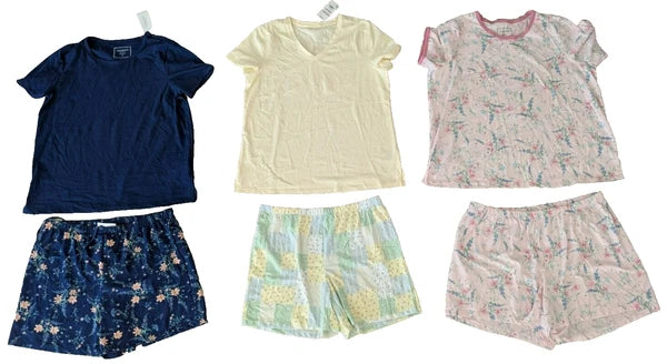 Charter Club Women's Short-Sleeve Pajamas Set