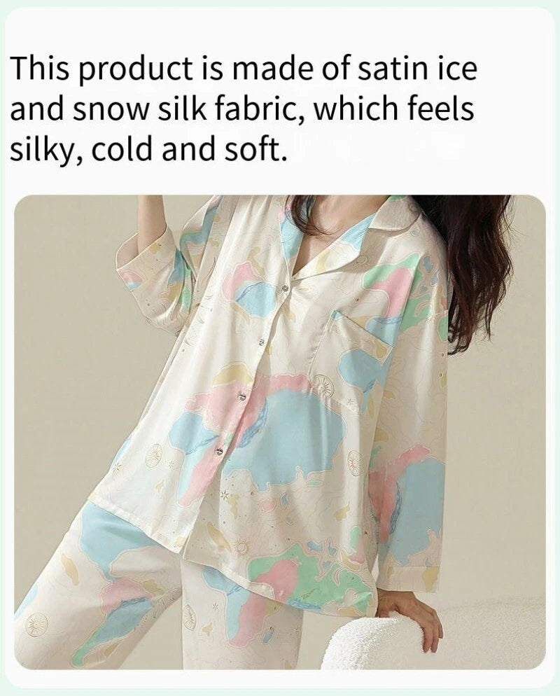 Women's Homewear Set Outdoor Comfortable Antimicrobial Fashion Cute Sleepwear