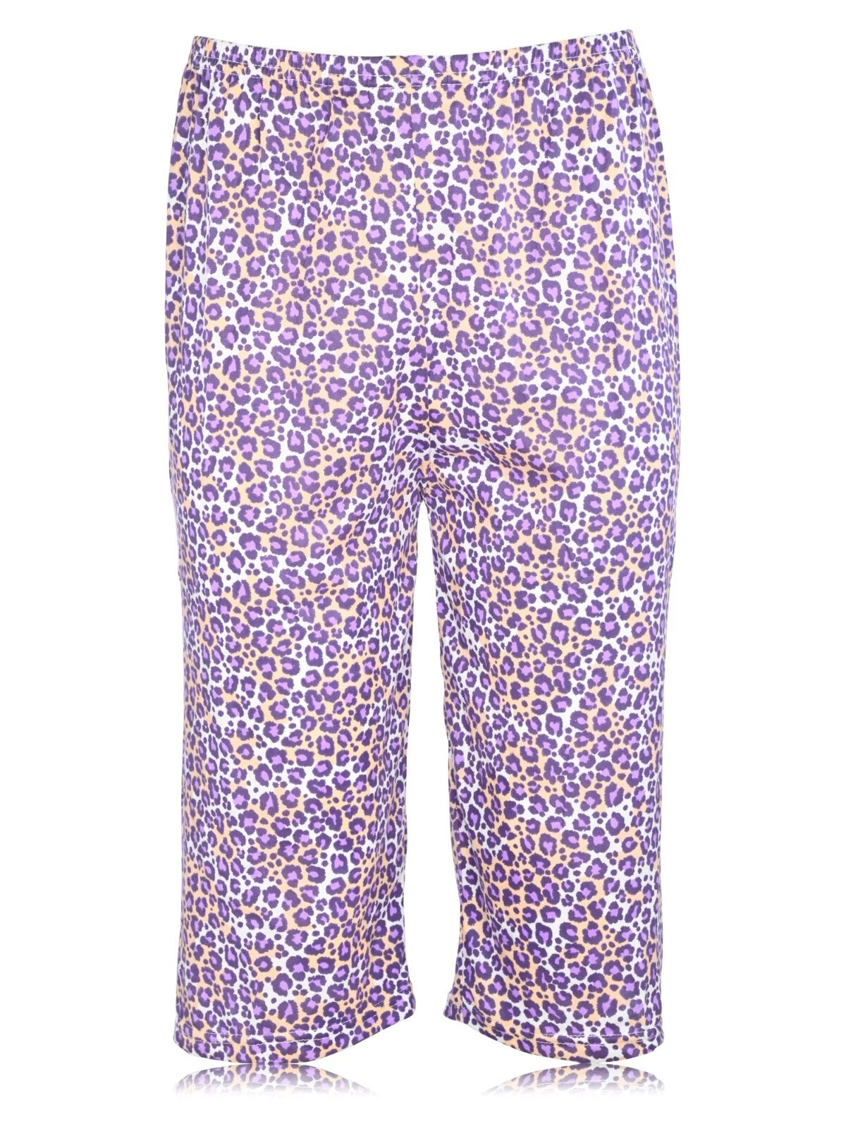 JEFFRICO Womens Capri Pajama Set 2 Piece Short Sleeve Top & Capri Pants 5035C