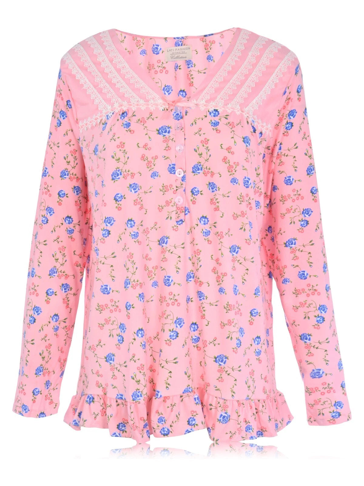 Womens Pajamas For Women Long Sleeve Pajamas Set Sleepwear  M L XL XXL NWT 6015P