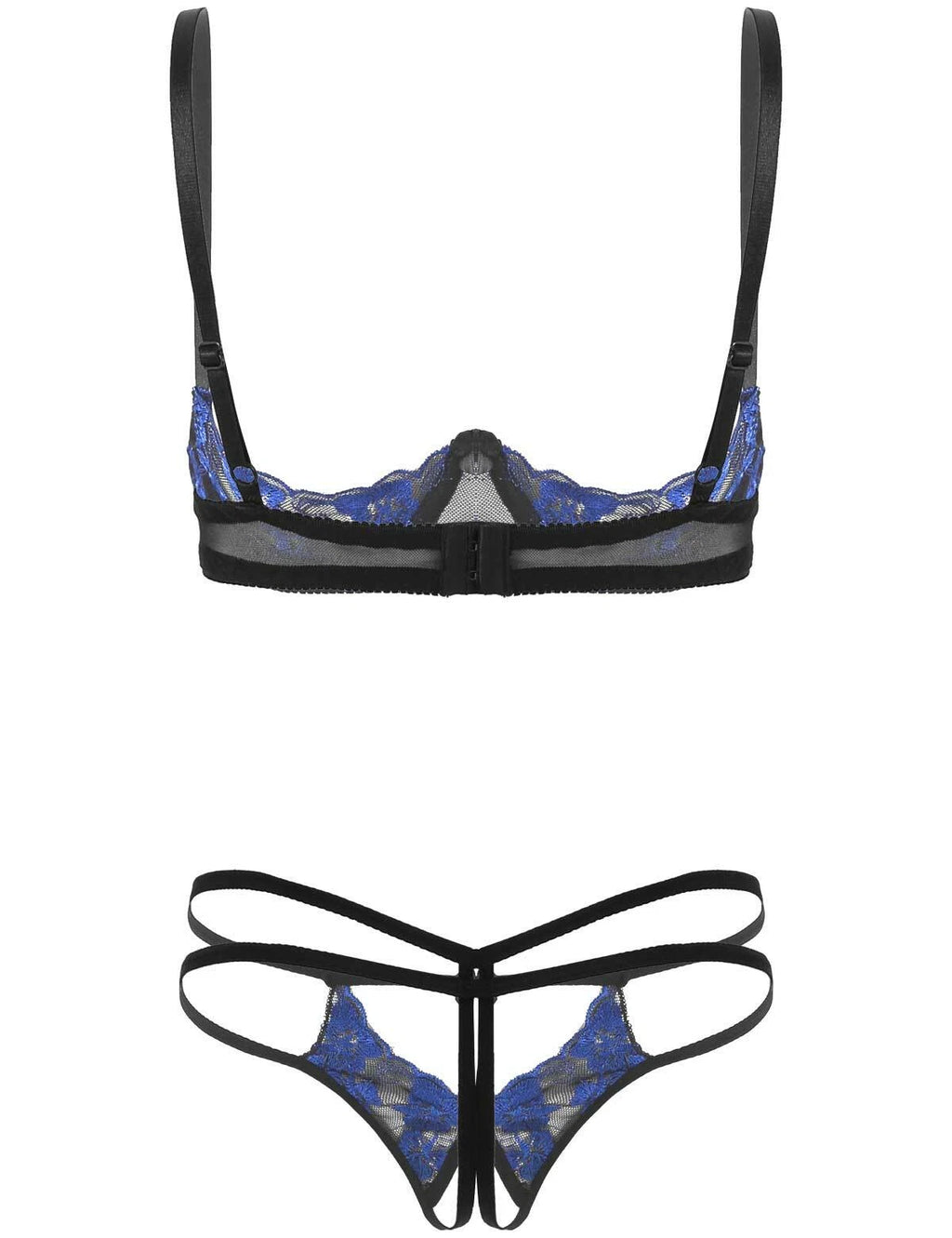 Women's G-string Sexy Lingerie Nightwear Lace Thong Bra Set Underwear Babydoll