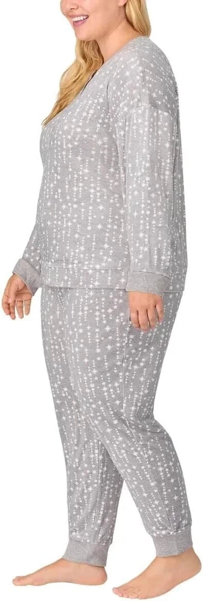 Nautica Women's 2 Piece Fleece Pajama Sleepwear Set(1812934)