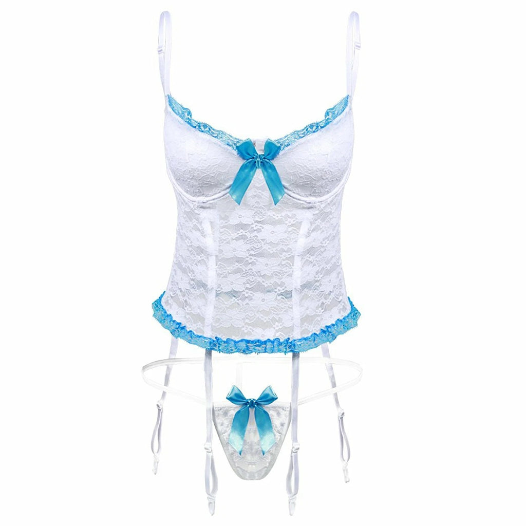 Women's Sexy Lingerie Sleepwear Underwear Lace Nightwear Dress G-String Babydoll