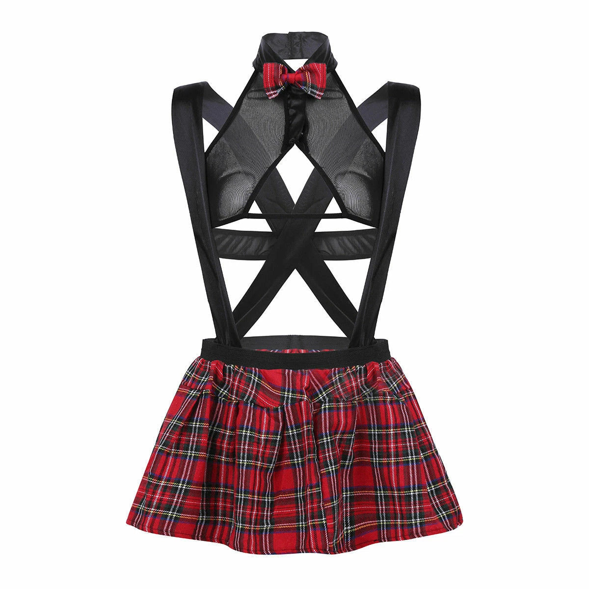Women School Girl Sexy Lingerie Student Uniform Cosplay Underwear Lace Dress Set