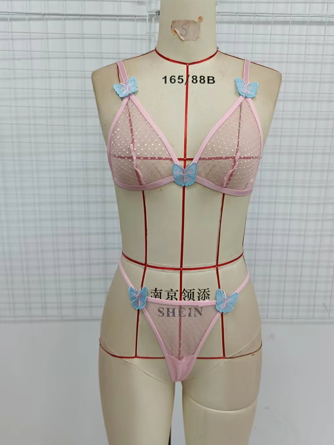 Sexy Women Lingerie Pink Lace Dress G-string Underwear Babydoll Sleepwear Gift