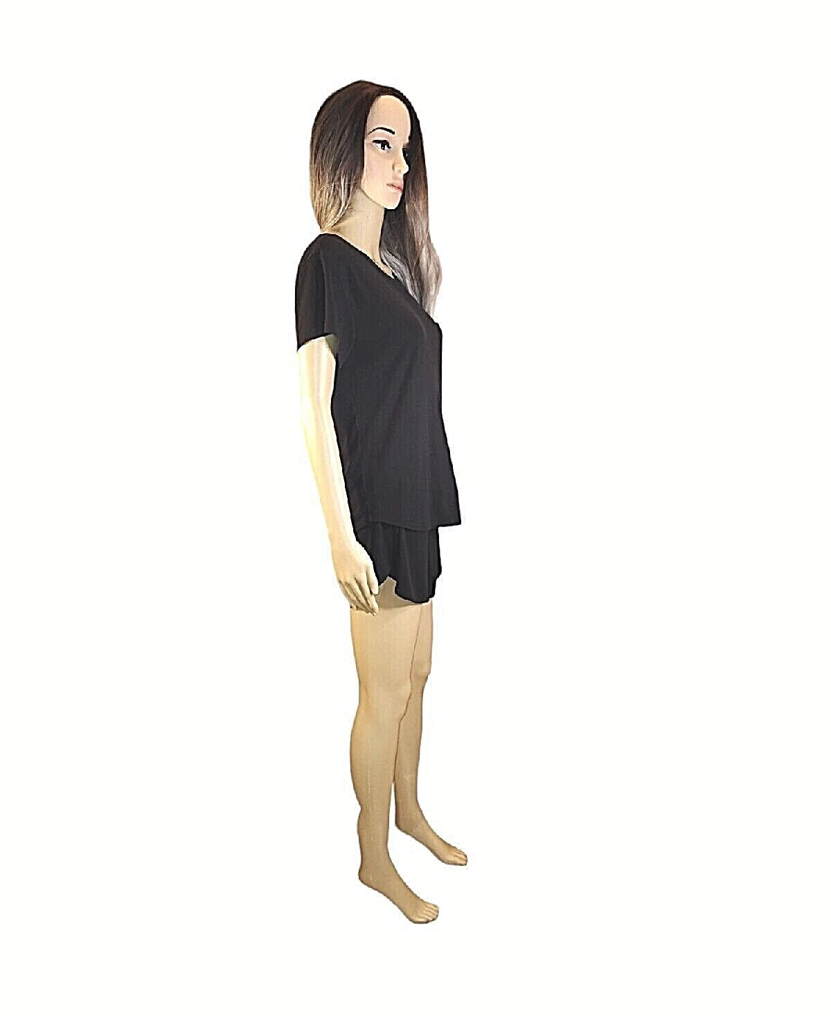 NWT Alfani V-Neck & Shorts 2-Pc. Set Loungewear Pajamas