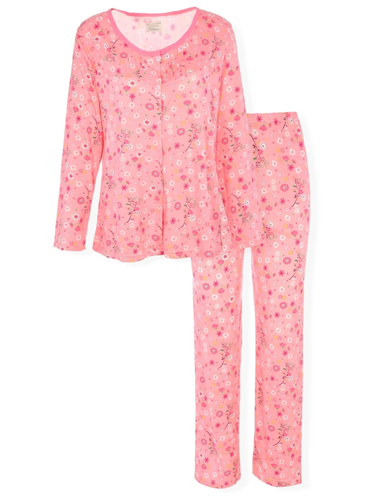 Womens Pajamas For Women Long Sleeve Pajamas Set Sleepwear  M L XL XXL NWT 6017P