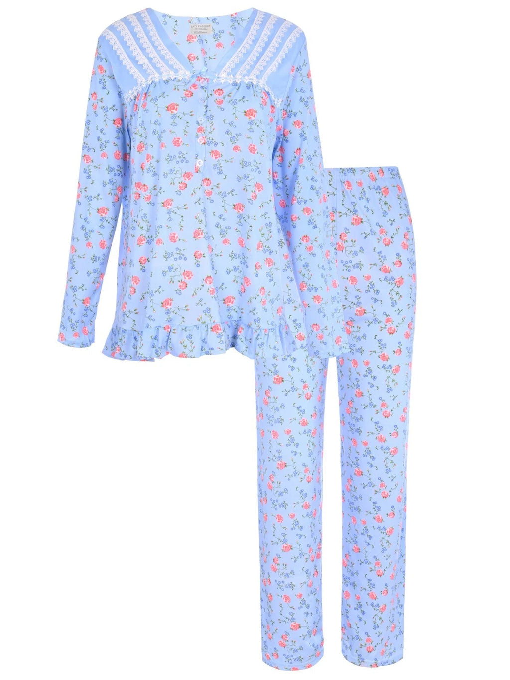 Womens Pajamas For Women Long Sleeve Pajamas Set Sleepwear  M L XL XXL NWT 6015P