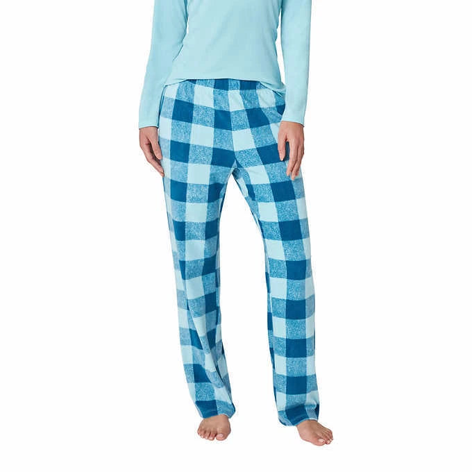 Eddie Bauer Ladies' 3-Piece Waffle Textured Fleece Pajama Set A34