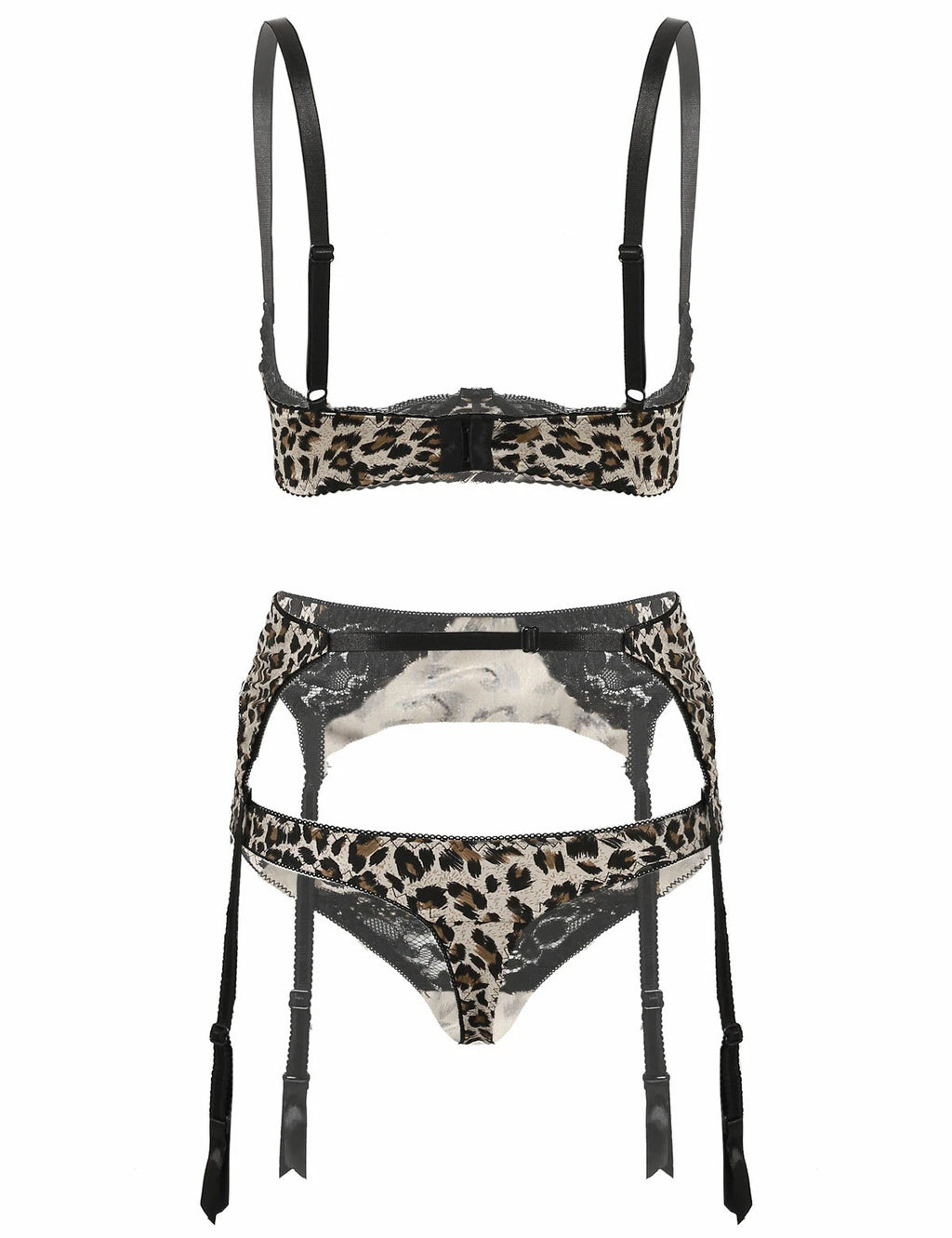 Women's G-string Sexy Lingerie Nightwear Lace Thong Bra Set Underwear Babydoll