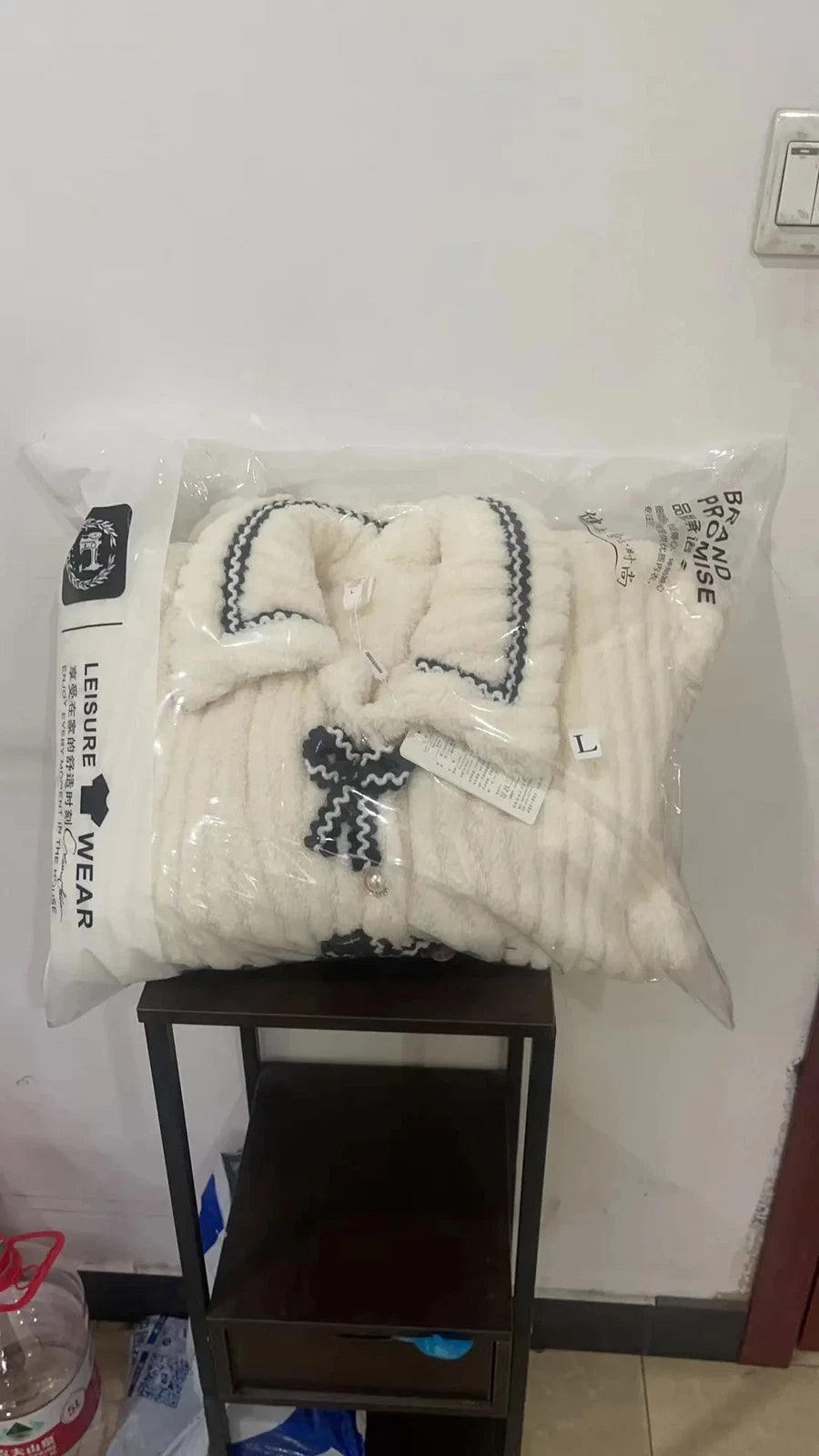 2Pcs/set Women's Pajamas Autumn Winter Students Home Wear Padded and Thickened