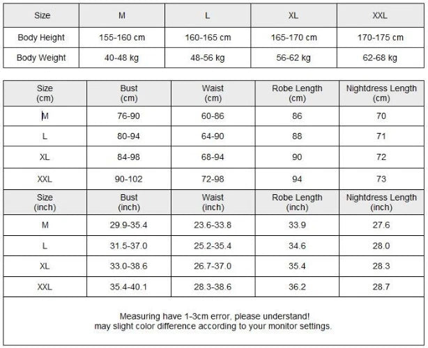 Sexy Robe Set Lace 2PCS Bathrobe Nightdress V-Neck Kimono Gown Sleepwear Suit