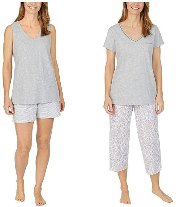 Carole Hochman Women's 4 Piece Pajama Set - VARIETY
