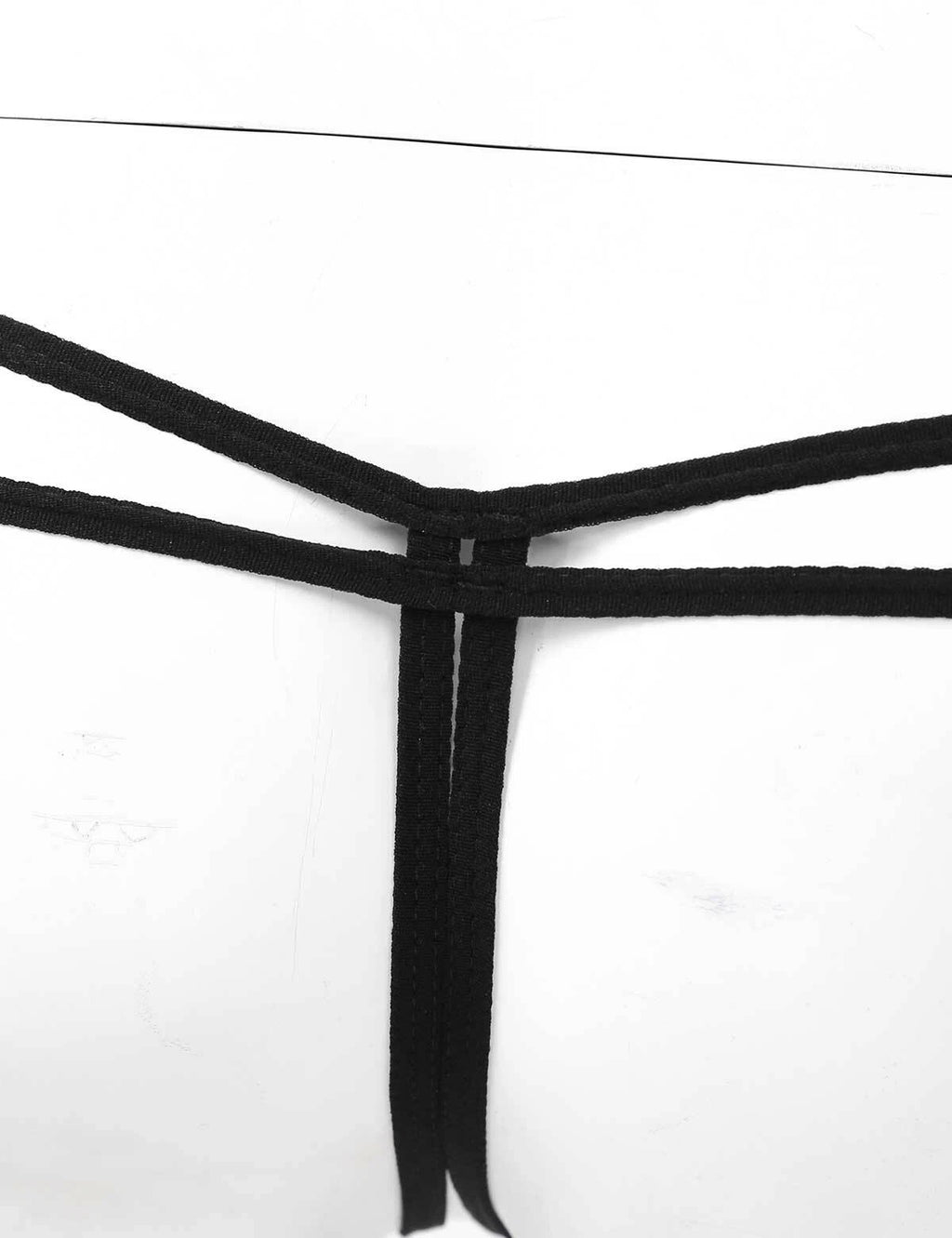 Women's Floral Lace Lingerie Bra Set Crotchless Thong G-string Cupless Bralette