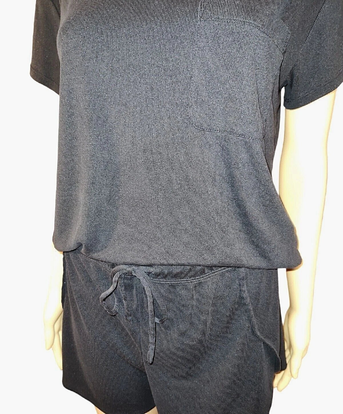 NWT Alfani V-Neck & Shorts 2-Pc. Set Loungewear Pajamas