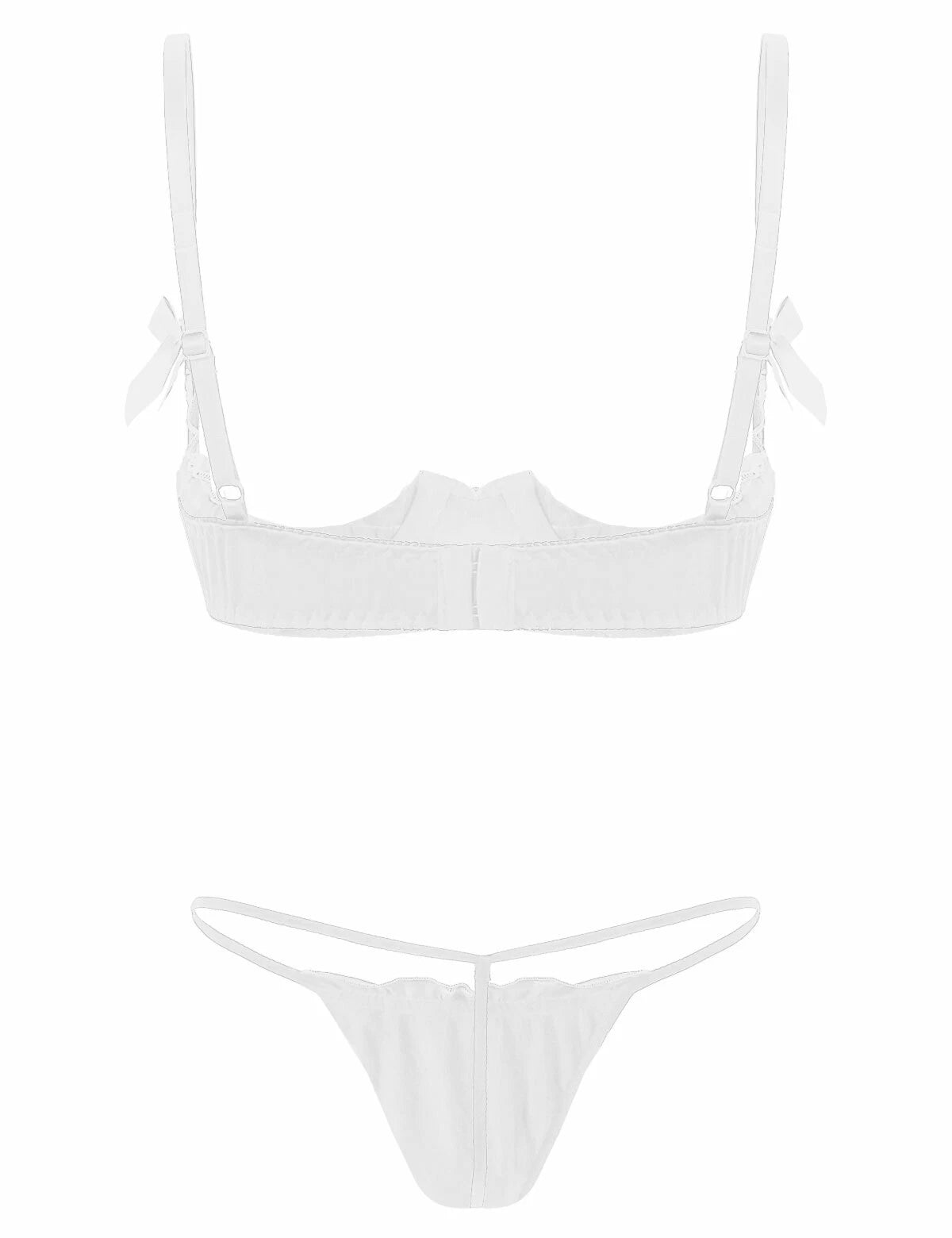 Women's G-string Sexy Lingerie Nightwear Lace Thong Bra Set Underwear Babydoll