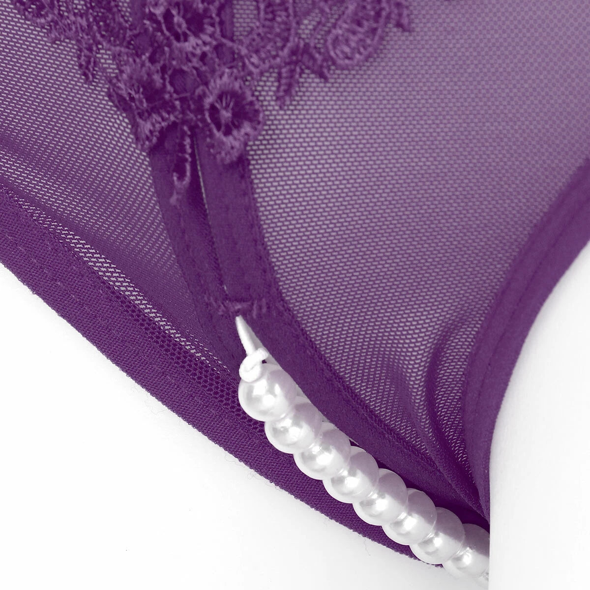 FEESHOW Sexy Lingerie Set Women Open Cup Bra Briefs Panties Babydoll AU