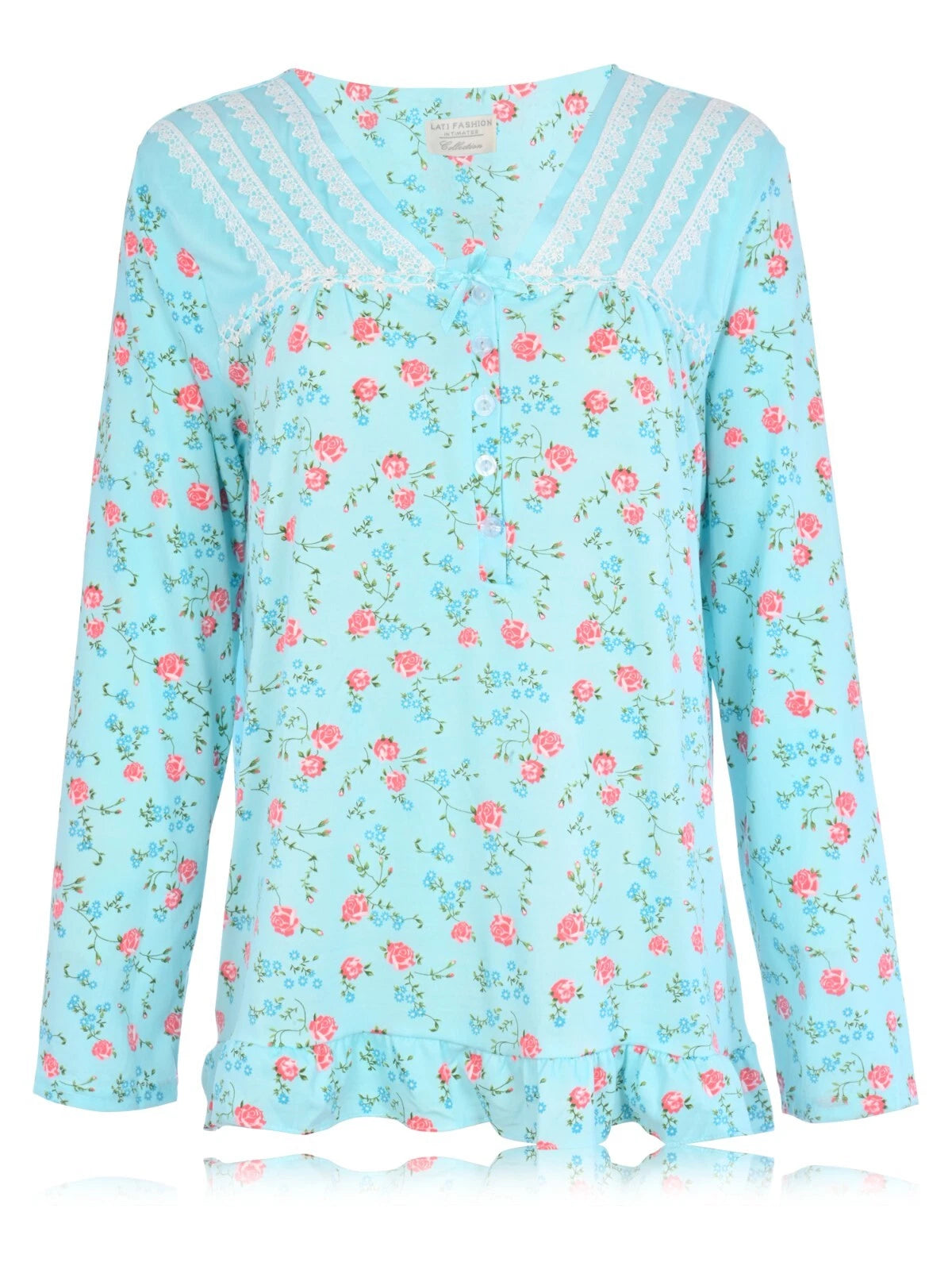 Womens Pajamas For Women Long Sleeve Pajamas Set Sleepwear  M L XL XXL NWT 6015P