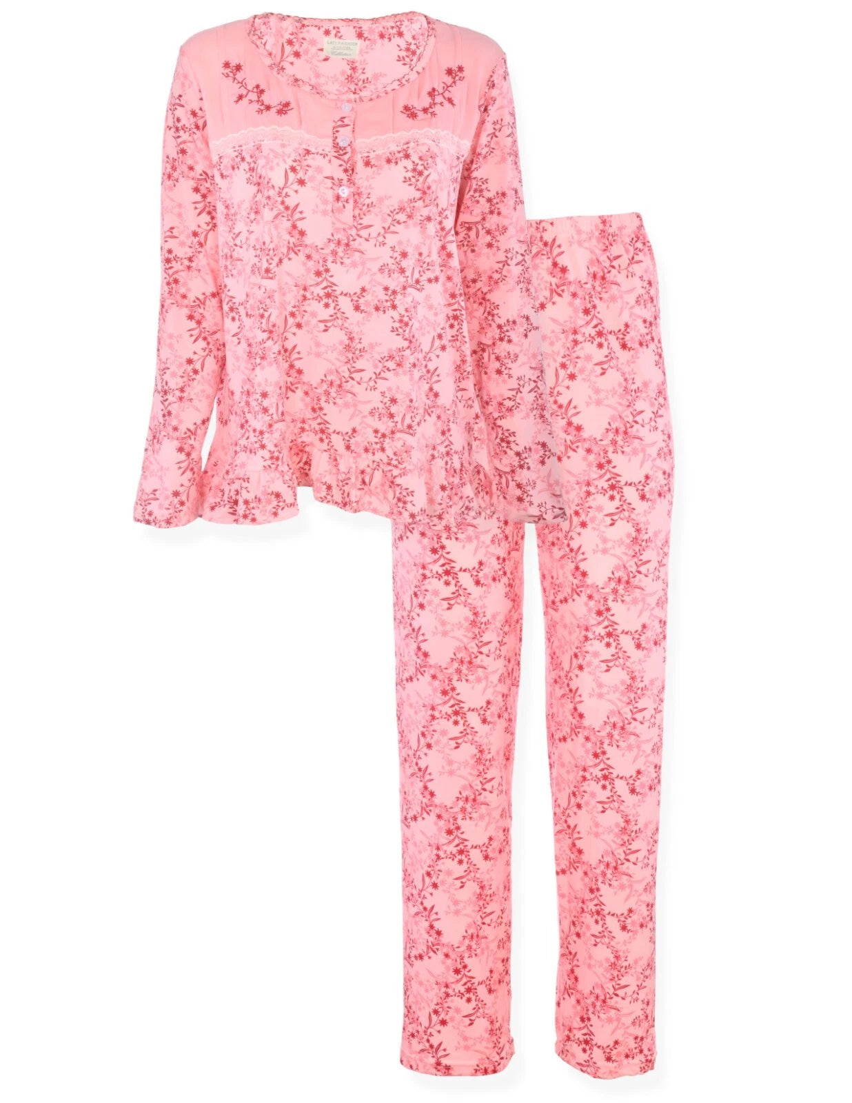 Womens Pajamas For Women Long Sleeve Pajamas Set Sleepwear  M L XL XXL NWT 6013P