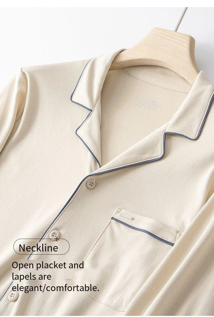 Women's Pajama Set Dust Mite Resistant Anti Bacterial Long Sleeve Long Pants