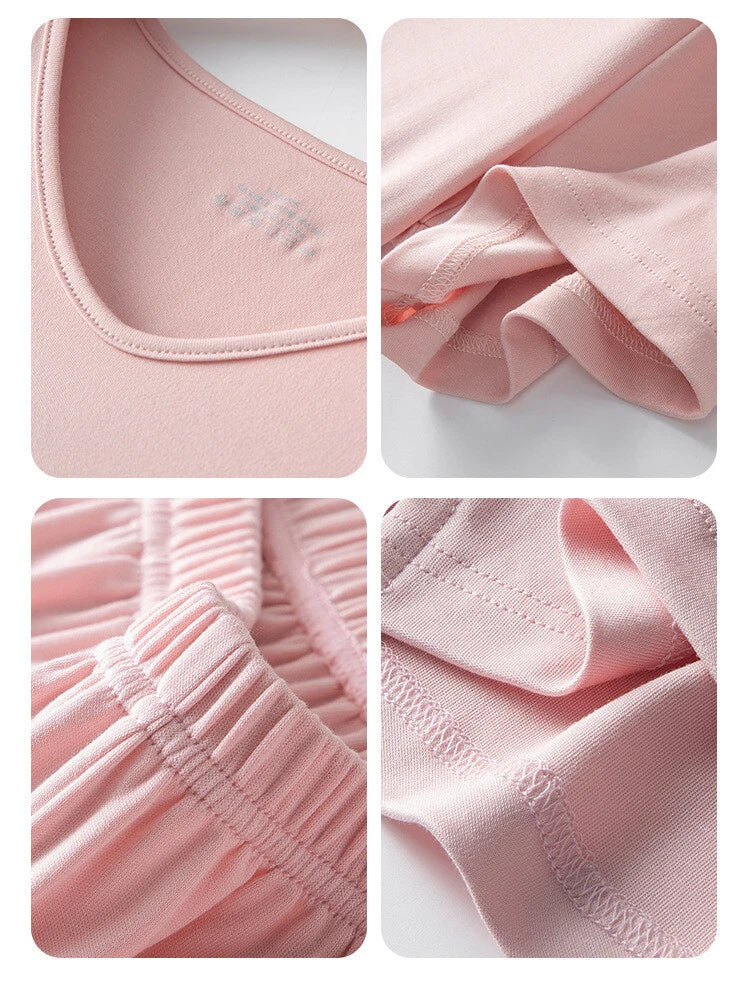 Women's Pajama Set Simple Casual Summer Comfortable Breathable Short Sleeve