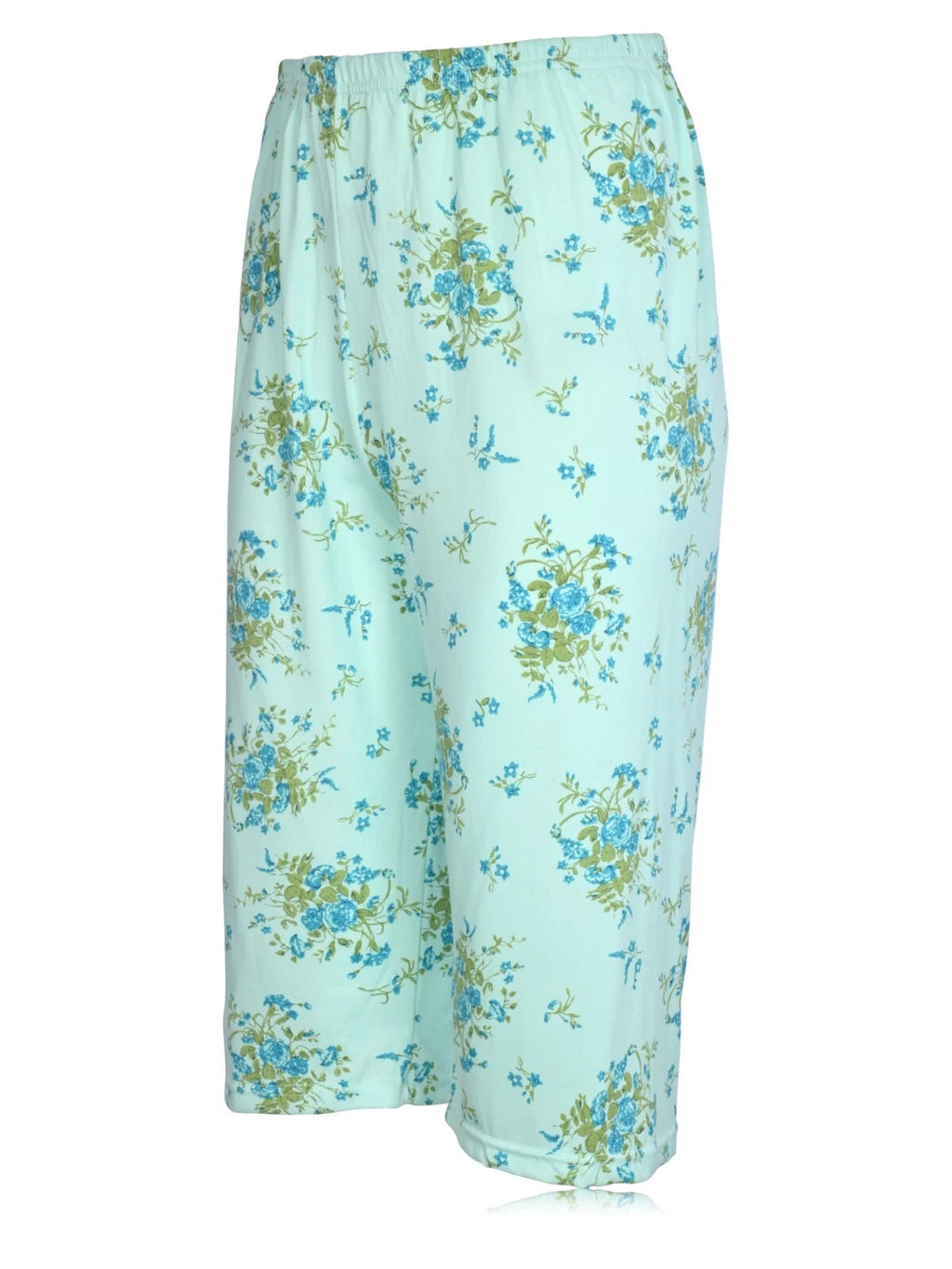 JEFFRICO Womens Capri Pajama Set 2 Piece Short Sleeve Top & Capri Pants 5201C